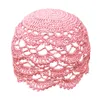 BeanieSkull Caps BomHCS Hecho a mano Crochet Hueco Punto Flor de encaje Sombrero Sombrero Mujeres Gorro de verano 230904