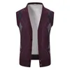 Men's Vests Thick Fleece High Quality Men Sleeveless Sweater Cardigan Knitting Vest Jacket Basic for Autumn Winter Vintage Casual 230904