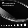 Filters K F Concept ND Fader Variable Neutral Density Adjustable ND2 to ND400 37-82mm 49mm 52mm 67mm 77mm 82mm ND Filter for Camera Lens Q230905