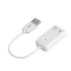 7.1 Channel USB Sound Card External Audio Adapter for Laptops Plug and Play