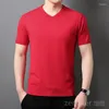 Men's Sweaters Big Size Short-sleeved Sweater Shirt Knitted Jumper Bottoming Thin Male Pullover Men 7XL 6XL