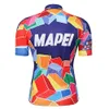 Cycling Jersey Sets Men's cycling maillot Set Cube Blue Bicycle shirt mtb shorts team Bike Clothing Cyc Jersey Jumper Men Colored Squares 230904