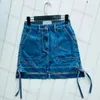 DENIM SHORT SKIRT A LINE SKIRT FASHION LEND LEND LEND LENGLE