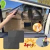 New A Pair Sun Block Film Anti-UV Car Static Sunshade Stickers Window Glass Sunscreen Curtain Insulation Sunroof Solar Film Shade