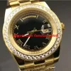 Multi-style Link Men Wristwatch 118348 118388 Diamond Bezel 40mm 18k Gold Steel Bracelet Date Automatic Men Watch 297j