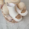 Botlar çocuklar cartton ayı tavşan kauçuk yağmur botları kızlar erkek ayak bileği yağmurlu ayakkabılar yuvarlak ayak parmağı su geçirmez ayakkabılar 230904