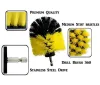 Ny Power Scrub Brush Drill Cleaning Brush 3 st/parti för badrumsduschplattor Gordlösa Power Scrubber Drill Attachment Borste till sjöss