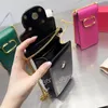 Piclina del telefono da uomo Mini borse Mini borse designer Crossbody borse telefoni per borsetta cross body gold lettere in pelle 5a s