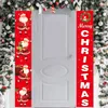 Décorations de Noël Bannière de porte du Père Noël Joyeux pour la maison Navidad Kerst Noel Natal Ornements de Noël Décor 230905