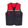 Herenvesten Jas Heren Multi Pocket Cargo-jassen Vest Soild Splicing Slanke jassen Mouwloos Casual Werk Uitloper Mannelijke kleding 230904