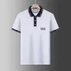 23SS Designer Brand Polo Shirt Embroidery h Short Sleeve T Shirt Luxury Men's Clothing Classic Label Business Business قمصان ذات جودة عالية بالولوس