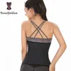 Vita pancia Shaper Nero Crema 3 Ganci e occhi 25 Acciaio Booned Latex Trainer Fajas Cintura Cintura Cintura Plus Size Biancheria intima Corsetto Donna 230904