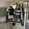 Herrenjacken Kleidung 2023 Herbst Winter Korean Fashion Casual Revers Hoodless für Männer Slim kariertes männliches Mantel Streetwear
