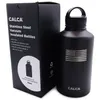 マグ2000ml 2L Calca 64oz野球幅の蓋蓋ステンレス鋼水ボトル二重壁真空断熱旅行カップ230906