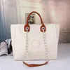 Canvas Tote bag designer bags large capacity Shopping bag pearl embroidery 2 pieces Purse Women Handbags Shoulder Bags Multiple colors and styles