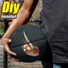 aangepaste basketbal diy basketbal adolescenten mannen vrouwen jeugd kinderen buitensporten basketbal spel team trainingsapparatuur fabriek directe verkoop 116190