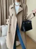 Women's Trench Coats Contrast Early Autumn British Style Drape With Loose Temperament Waistband Windbreaker Jacket Mid Length