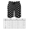 Мужские шорты Panda Nerd Board, черно-белые классические пляжные брюки, мужские плавки большого размера для отдыха