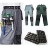 Men s Pants Multi Pocket Cargo Outdoor Work Wear Resistant Worker s Trousers With Leg Bag 230906