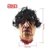 Autres fournitures de fête d'événement Halloween Horreur Sanglante Coupée Tête Accessoires avec Perruque Réaliste Maison Hantée Décor Effrayant Têtes de Zombie Tête Suspendue 230905