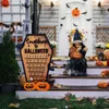 Inne imprezy imprezowe Kalender Kedatangan Halloween Hitung Mundur Kayu Untuk Dekorasi Natal Ornamen Horor Desain Hantu Pesta Rumah Dalam Ruangan 230905