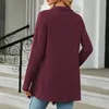 Women Sweters Moda swobodny lekki kardigan z długim rękawem, miękki, otwarty przedni dzianinowy sweter 230905