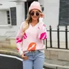 Women's Swagers warga szydełka szydełka Kintted Kintted Sweter Women Strosper Y2K TOP E-Girl Pullover Spring Autumn Winter Sueter Tops