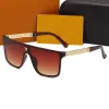 Klassische Attitude-Sonnenbrille für Männer und Frauen, quadratischer Rahmen, V-Designer-Sonnenbrille, Unisex, UV400-Schutz, vergoldete Brillengestelle, Brillen-Lunettes werden mitgeliefert