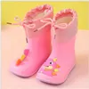 Boots est Girl Rainboots Classic Waterproof Children's Shoes Kids Rain Boots Pvc Rubber Boots Kids Baby Water Shoes Boy Rain Boots 230905