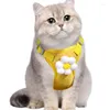 Dog Collars Cat Harness Vest Chest Rope Set Reflective Breathable Adjustable Pet For Small Medium Dogs Outdoor Walking