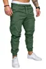 Herrbyxor mode mens last jogger smal fit byxor streetwear mager casual byxa män hip hop harem penna man 230906