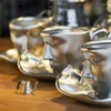 Kopjes Schoteltjes Europese Retro Bar Creatief Cadeau Sculptuur Mok Mat Huishoudelijk Prachtig Gezicht Waterkop Kunst Keramische Koffie Schotel Set Schattig