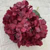Fleurs décoratives d'hortensia artificielles bleues, Arrangement de fleurs, décoration de jardin de maison, Bouquet de mariage, faux