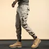 Men's Pants Cargo Trousers Man Harem Y2k Tactical Military Cargo Pants For Men Techwear High Quality Outdoor Hip Hop Work Stacked Slacks 230906