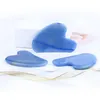 Gua sha narzędzie narzędziem Natural Blue Aventuryn Guasha narzędzie do masażu twarzy i ciała spa anty -zmarszczki i body spa acupunktura terapia skóry