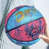 Ballen Bola basket kulit PU ukuran 5 UKURAN 6 bola latihan antiselip tahan aus anak anak 230905