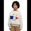 Hoodies Sweatshirts Bobo Korean Childrens Autumn Winter Clothes for Girls Boys Babi Sweaters Kids Sweatshirts Long Sleeve O-neck Cute Tops 230905