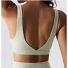 Kvinnor Shapers Yushuhua Washed Color Deep Vneck Sports Underwear Gym Push Ups Brassiere stockproof Running Fitness Vest Yoga Bra Top 230905