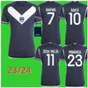 Girondins de Josh Maja 23 24 Maillot Lisboa Soccer Jerseys Foot Kids FC Football Shirts Home Training23/24 Home Fan PlayerバージョンBadji Bakwa Badji Josh Maja Mwanga 66