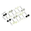 Brooches 12pcs/lot Drop Pearls Muslim Women Shawl Scarf Lady Scarves Hijab Clips Brooch Pins Pin Headscarf Pearl Clip