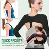 Bras de soutien du dos amincissant le correcteur de posture du dos, manches de mise en forme des bras, réduction de la graisse pour les femmes, sécurité sportive, façonneurs du haut du bras, manches longues 230905