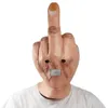 Party Masks Funny Middle Finger Spoof Latex Mask Halloween Party Masque Bar Cosplay Props Mascarillas Creepy Fingers Mask Novelty Finger 230905