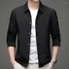 Men's Jackets Spring And Autumn Thin Comfortable Business Casual Fasion Short Luxury Classic Male Outerwear & Coats