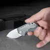 Neuestes Mini-Messer, faltbar, tragbares Schlüsselbund-Selbstverteidigungswerkzeug für den Außenbereich 8A8E