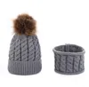 Beanie/Skl Caps Schal Hut Handschuh Sets Für Beanies Kinder Kinder Winter Warme Design Pom Drop Lieferung Otluy