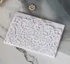 Inviti di nozze Moda Matrimonio 3D Taglio laser Biglietto d'invito Scava fuori Stampa di inserti personalizzata Invito cartella colori Mti ZZ