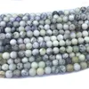 Loose Gemstones Veemake White Opal Natural Crystal DIY Necklace Bracelets Earrings Pendants Round Beads For Jewelry Making 07333