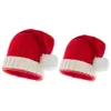 Party Hats Christmas Santa Claus Red Knitted Parent-Child Hat Cap Costume Decoration For Kids Adt Drop Delivery Home Garden Festive S Dh3Gk