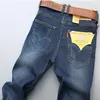 Mode vårsträcka jeans plus stor storlek 28 -44 46 48 raka denim män berömda varumärke jeans mens designer jeans 2020183p