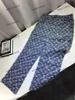 xinxinbuy män kvinnor designer pant denim kamouflage brev tryck set vår sommar casual byxor svart aprikos vit m-2xl